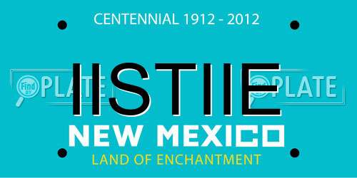 IISTIIE New Mexico License Plate