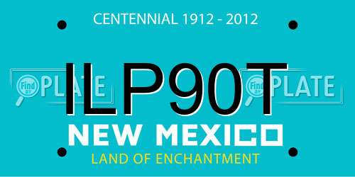 ILP90T New Mexico License Plate
