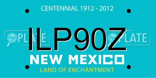 ILP90Z New Mexico License Plate