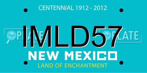 IMLD57 New Mexico License Plate