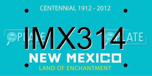 IMX314 New Mexico License Plate