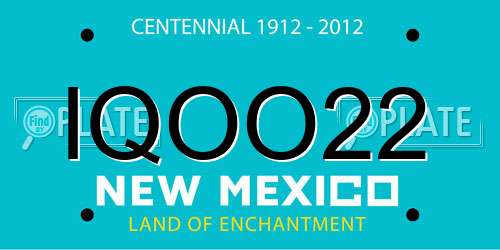 IQOO22 New Mexico License Plate