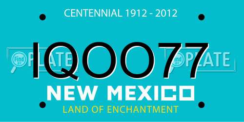 IQOO77 New Mexico License Plate