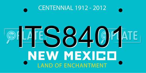 ITS8401 New Mexico License Plate
