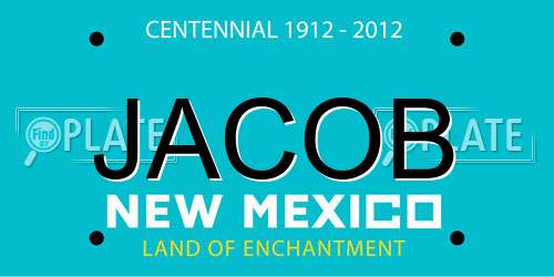 JACOB New Mexico License Plate
