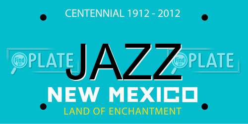 JAZZ New Mexico License Plate