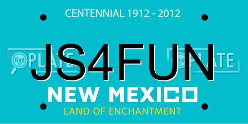 JS4FUN New Mexico License Plate