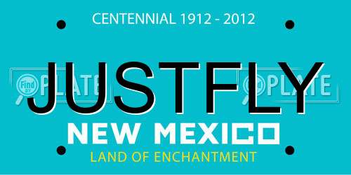 JUSTFLY New Mexico License Plate