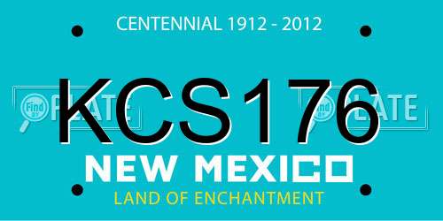 KCS176 New Mexico License Plate