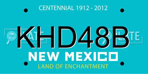 KHD48B New Mexico License Plate
