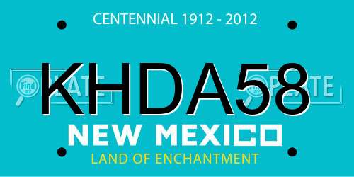 KHDA58 New Mexico License Plate