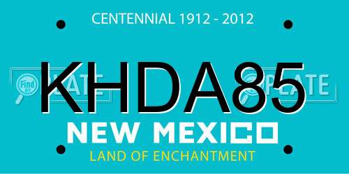 KHDA85 New Mexico License Plate