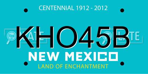 KHO45B New Mexico License Plate