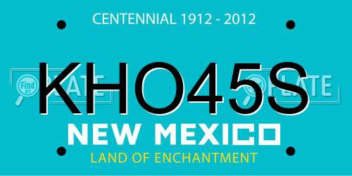 KHO45S New Mexico License Plate