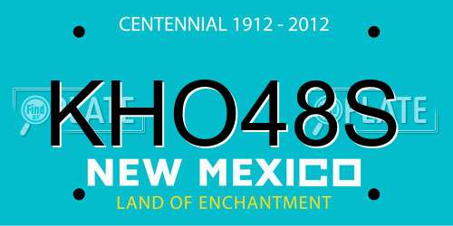 KHO48S New Mexico License Plate