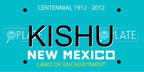 KISHU New Mexico License Plate