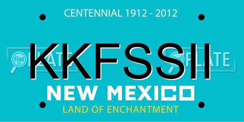 KKFSSII New Mexico License Plate