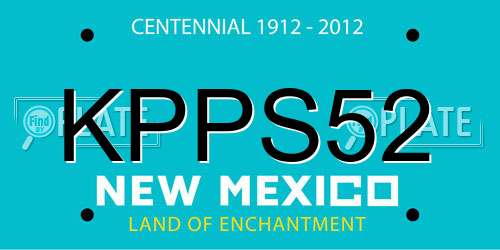 KPPS52 New Mexico License Plate