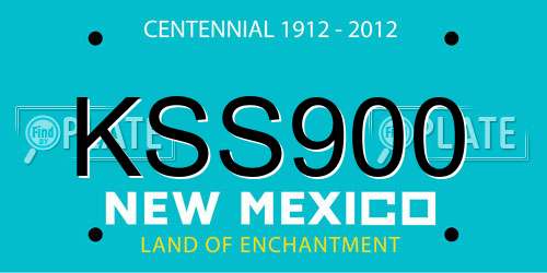 KSS900 New Mexico License Plate