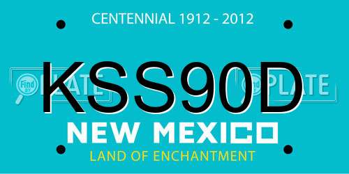 KSS90D New Mexico License Plate