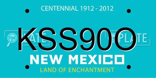 KSS90O New Mexico License Plate