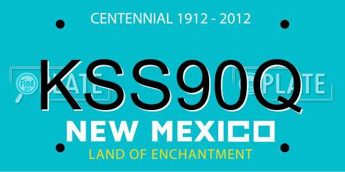 KSS90Q New Mexico License Plate