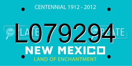 L079294 New Mexico License Plate