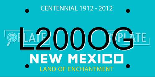 L200OG New Mexico License Plate