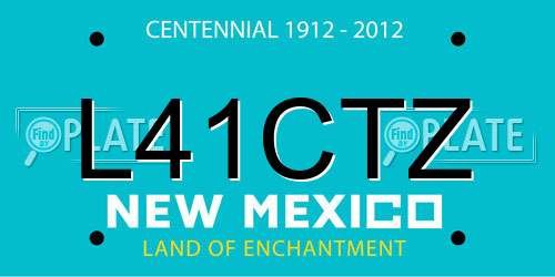 L41CTZ New Mexico License Plate