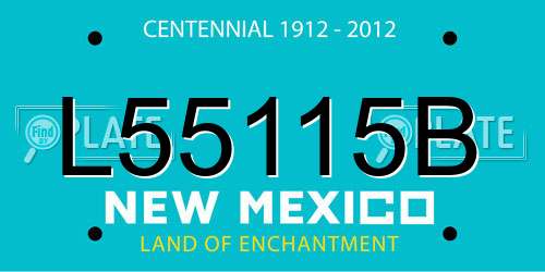 L55115B New Mexico License Plate