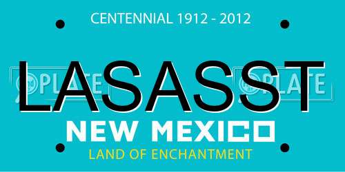 LASASST New Mexico License Plate