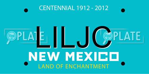LILJC New Mexico License Plate