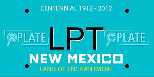 LPT New Mexico License Plate