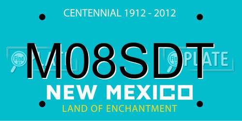 M08SDT New Mexico License Plate