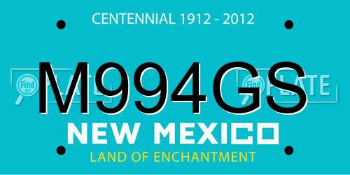 M994GS New Mexico License Plate