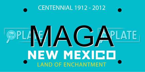 MAGA New Mexico License Plate