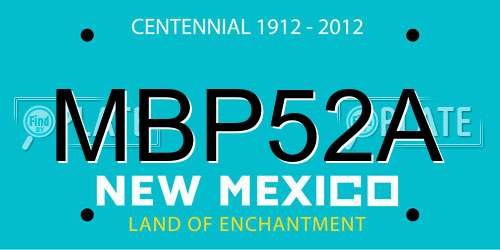 MBP52A New Mexico License Plate