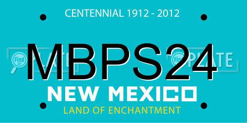 MBPS24 New Mexico License Plate