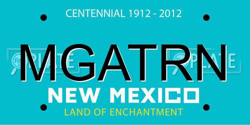 MGATRN New Mexico License Plate