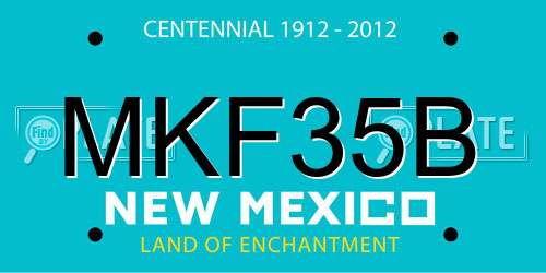 MKF35B New Mexico License Plate
