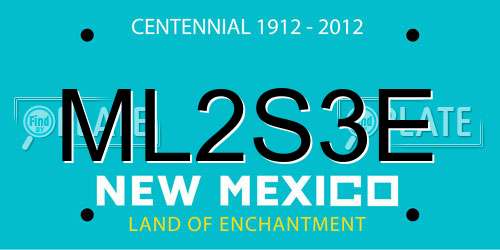 ML2S3E New Mexico License Plate