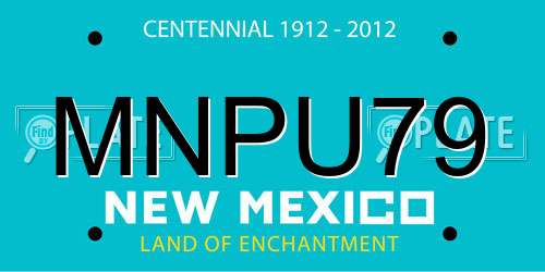 MNPU79 New Mexico License Plate