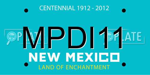 MPDI11 New Mexico License Plate