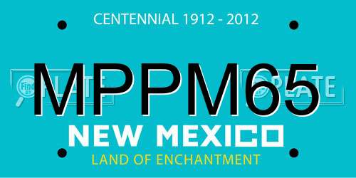 MPPM65 New Mexico License Plate