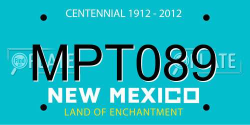 MPT089 New Mexico License Plate
