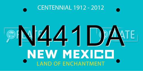 N441DA New Mexico License Plate