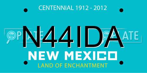 N44IDA New Mexico License Plate