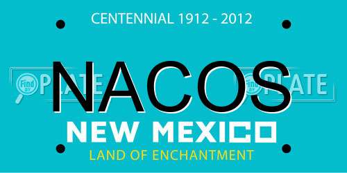 NACOS New Mexico License Plate