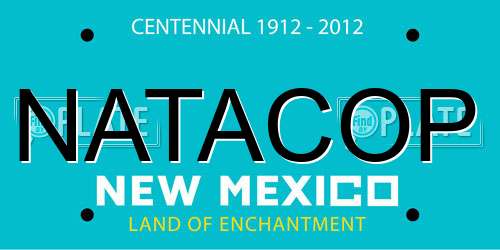 NATACOP New Mexico License Plate
