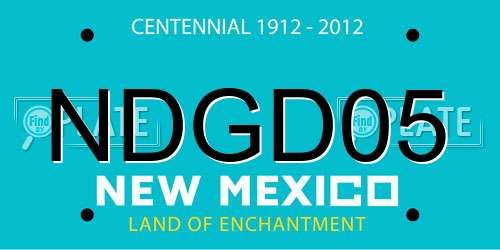 NDGD05 New Mexico License Plate